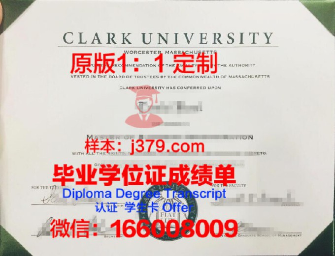 克拉克高峰大学成绩单(克拉克大学商学院排名)