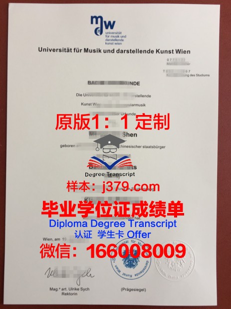 维也纳模都尔大学毕业证成绩单(维也纳大学奖学金)