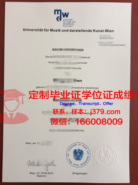 维也纳医科大学毕业证等级(维也纳大学本科)