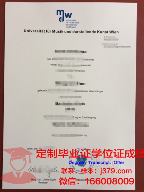 维也纳音乐大学毕业证书图片(维也纳音乐大学毕业证书图片高清)