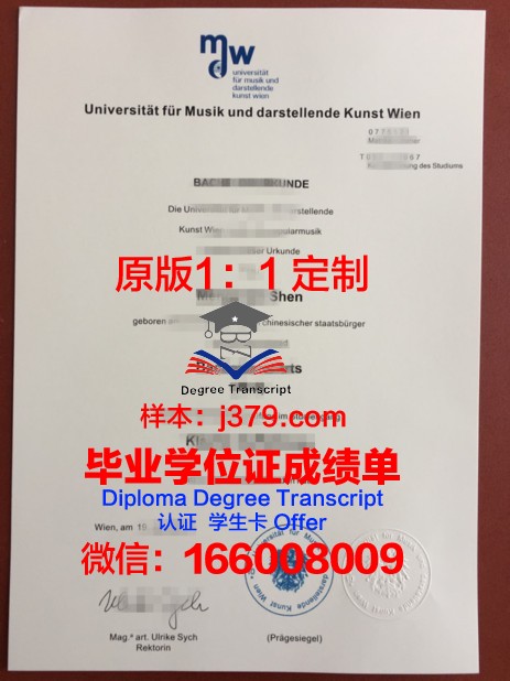 维也纳技术大学毕业证：一份承载荣誉与梦想的文凭