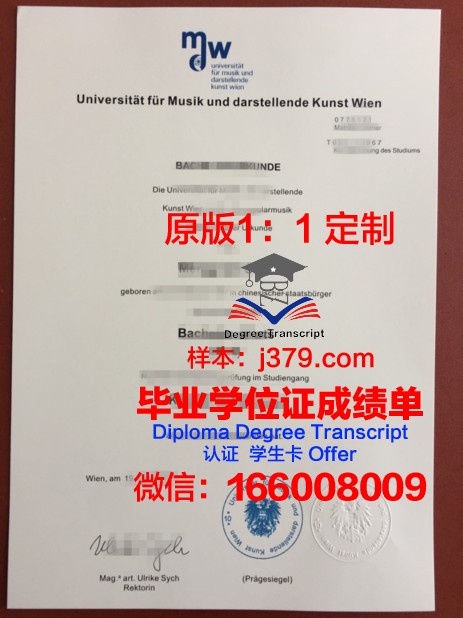 维也纳技术大学毕业证照片(维也纳大学毕业难度)