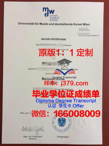 维也纳科技大学毕业证书图片样本(维也纳科技大学毕业证书图片样本大全)