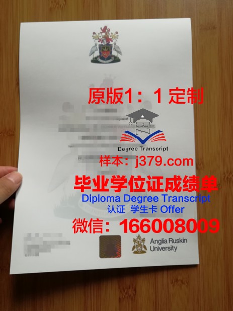 安格利亚鲁斯金大学毕业证学位文凭学历Diploma