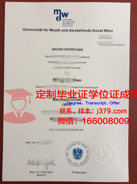 维也纳音乐与艺术市立大学学生卡(维也纳音乐留学)