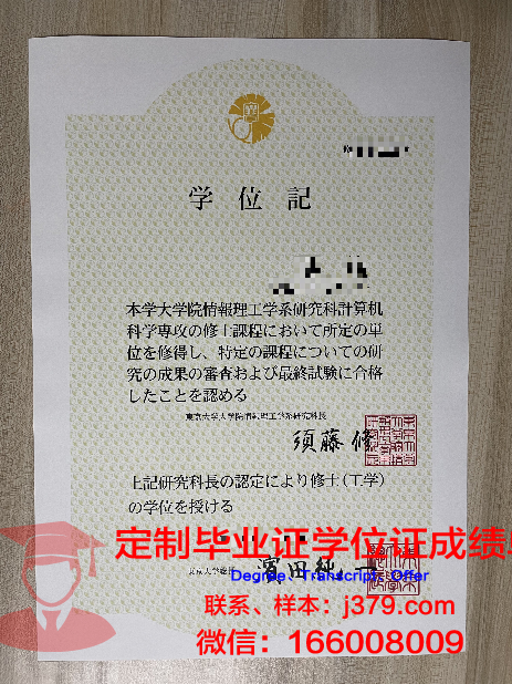 日本东京大学毕业证书图片：承载荣誉与梦想的纸笔传奇