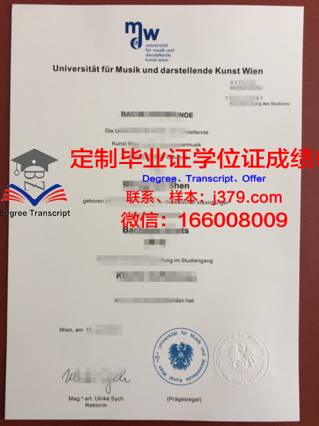 维也纳经济大学证书成绩单(维也纳经济大学学费)