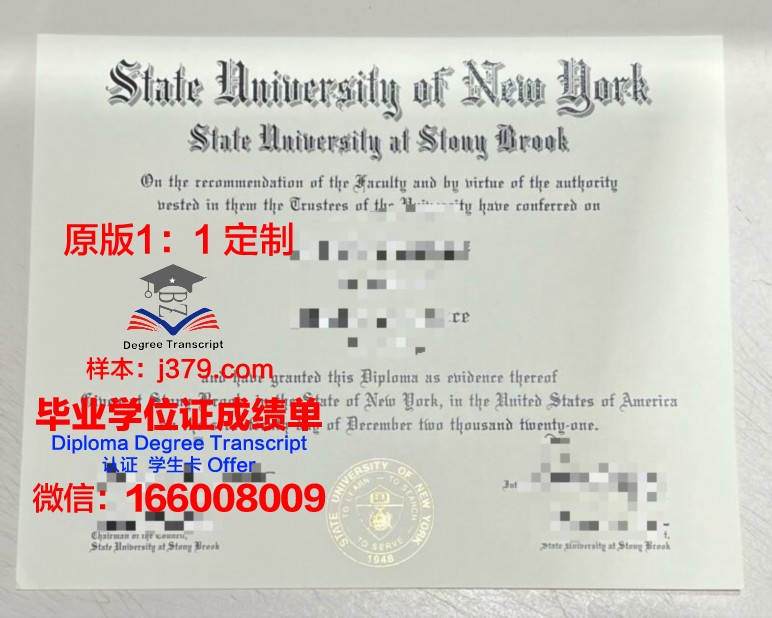 纽约理工学院毕业证书原件(纽约州立大学石溪分校毕业证)