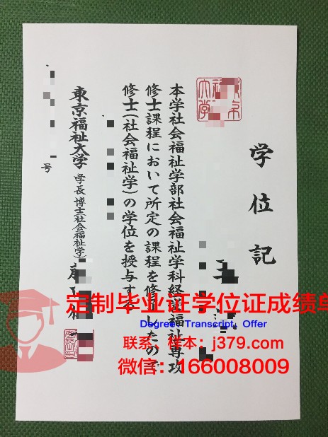 早稻田速记医疗福祉专门学校本科毕业证：开启医疗福祉领域新篇章