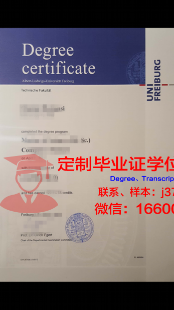 弗莱堡大学毕业证：一份跨越国界的学术荣耀