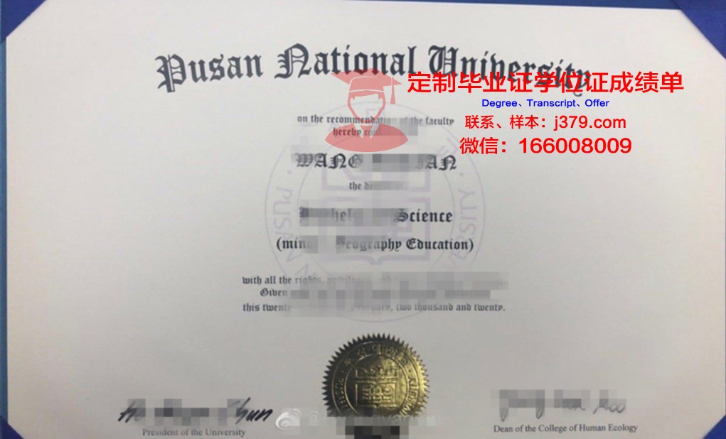 釜山外国语大学diploma证书(釜山外国语大学英文名字)